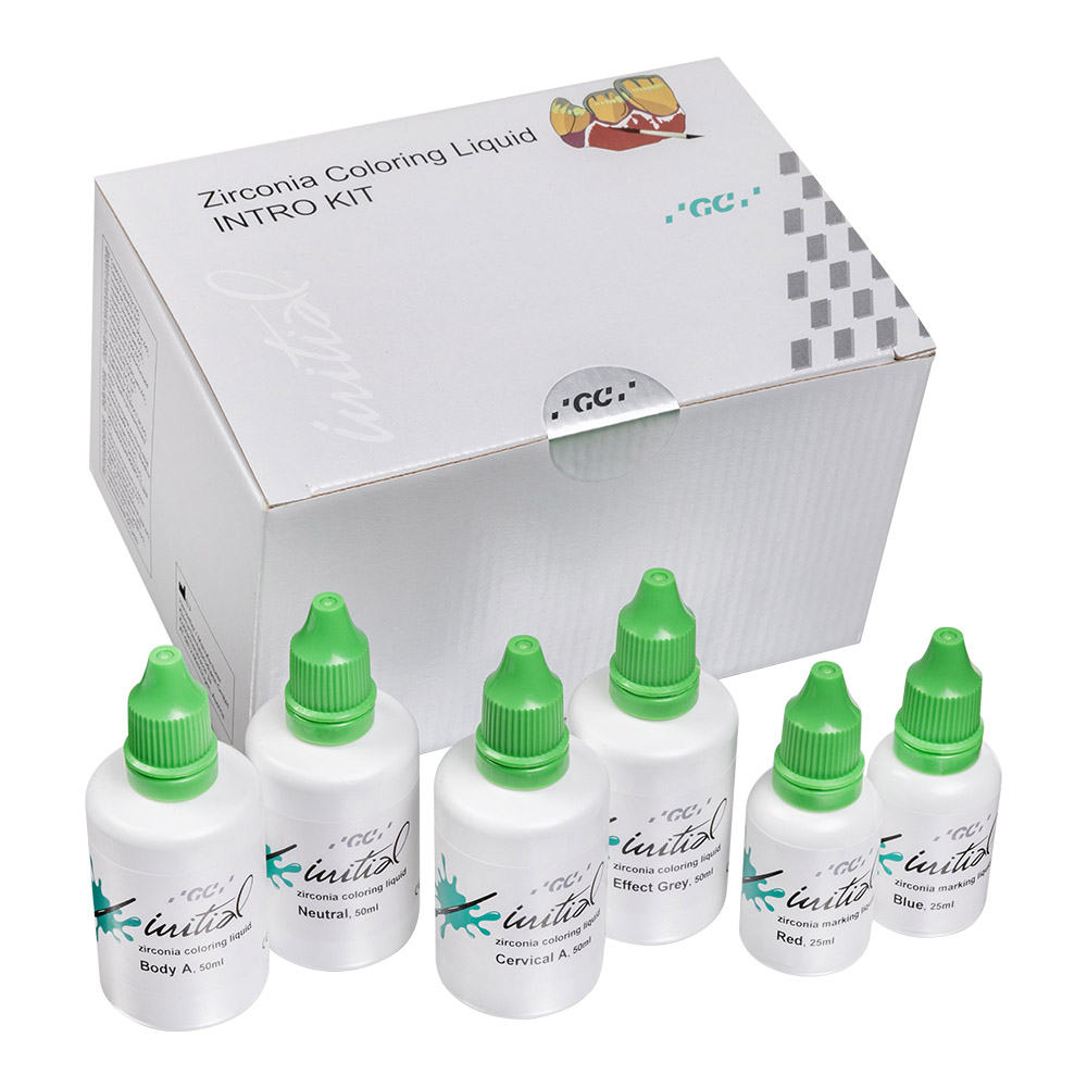 Initial Zirconia Coloring Liquid, INTRO KIT, 250 g - Зображення 3