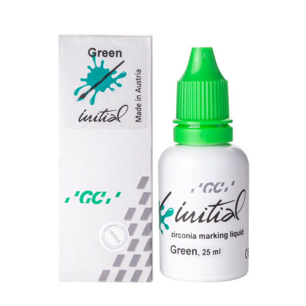 Initial Zirconia Marking Liquid, Green, 25ml