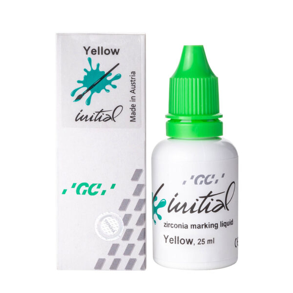 Initial Zirconia Marking Liquid, Yellow, 25ml