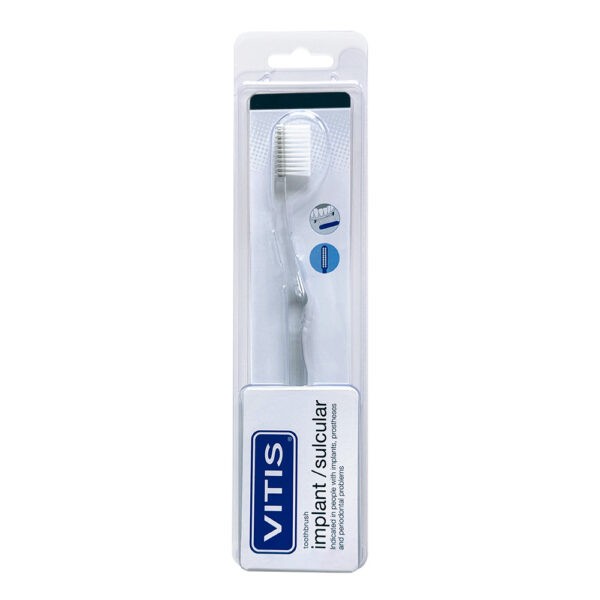 Щітка зубна м'яка VITIS IMPLANT SULCULAR